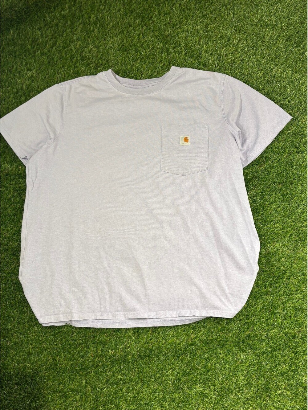 Carhartt Loose Fit Gray Cotton T-Shirt XXL